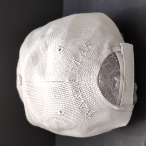 Dorset Tees,FreePort Bahamas White Embroidered Velcro Strap Hat. - Picture 5 of 10